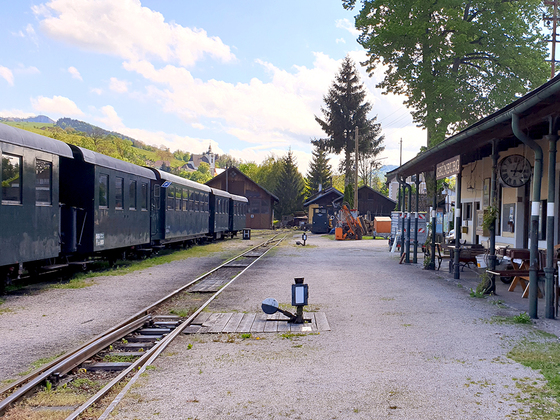Museumsbahnhof Grünburg, Steyrtal-Museumsbahn   © MItterhuber
