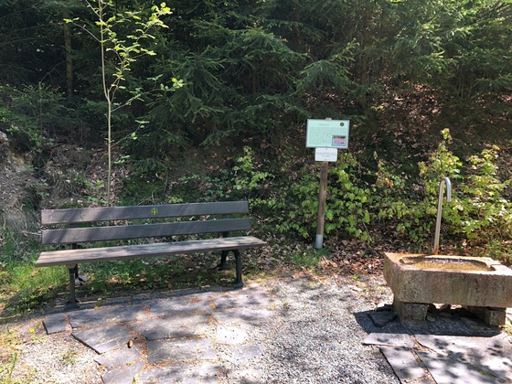 Am Silberbrunnen bei Silberstein