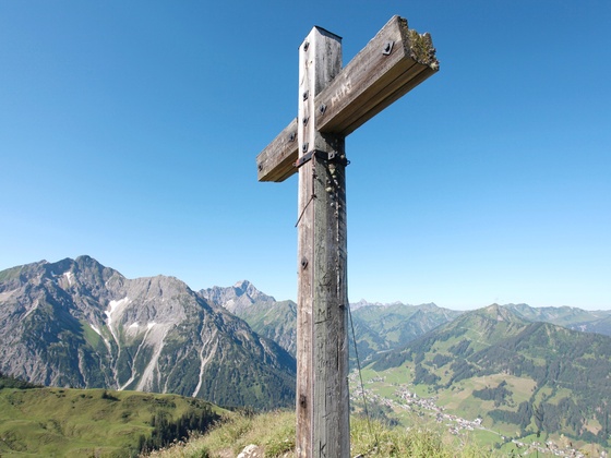 Gipfelkreuz Kuhgehrenspitze