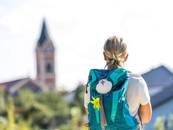 Pilgerin am Münchner Jakobsweg