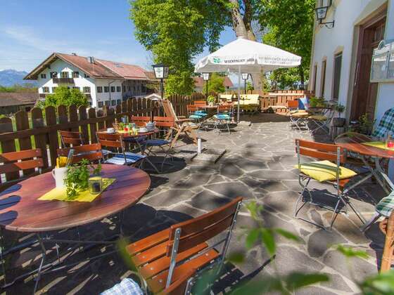 Hotel Alpenblick Riedering - Terrasse