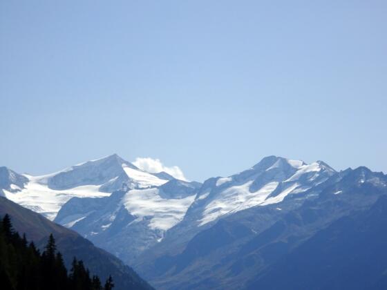 Ausblick in den Nationalpark Hohe Tauern