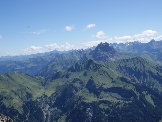 traumhafte Aussicht: hier Richtung Widderstein