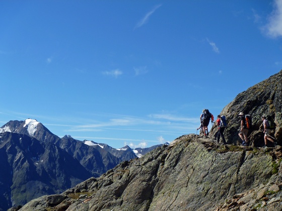 Auf dem Venter Panorama-Höhenweg