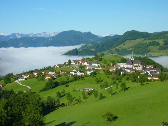 Blick auf Maria Neustift