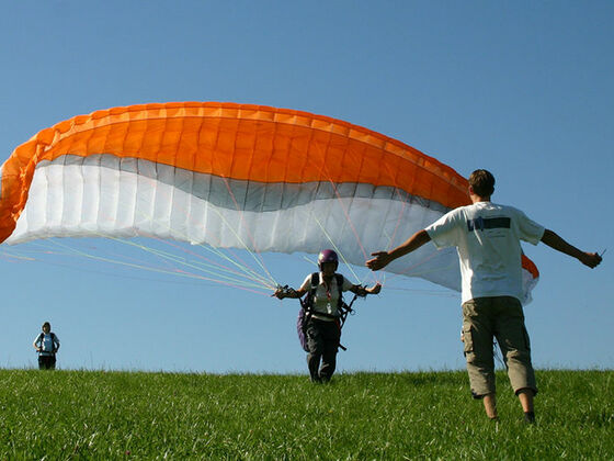 Startversuch am Übungshang