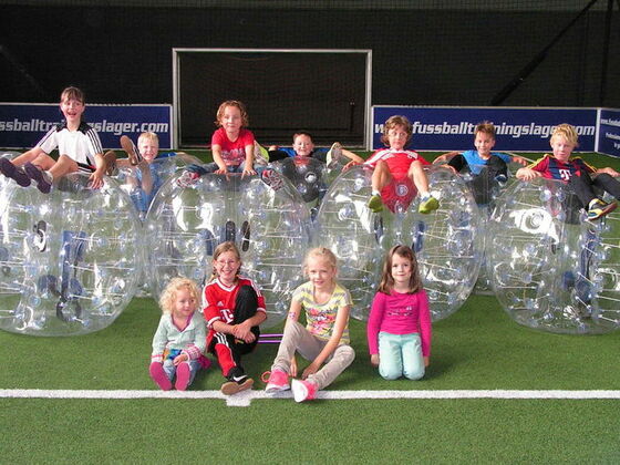 Kindergeburtstag im Bubble Soccer