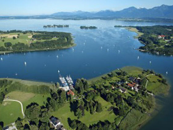 Chiemsee aus der Vogelperspektive