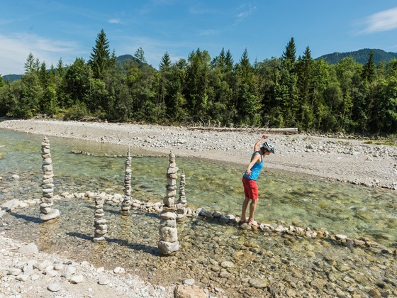 Jacheneinlauf in die Isar