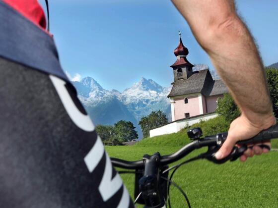 Radfahren beim Auer Kirchlein