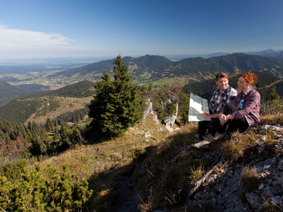Auf dem Weg zum Pürschling - Hüttenwanderung - Hüttenwoche Ammergauer Alpen