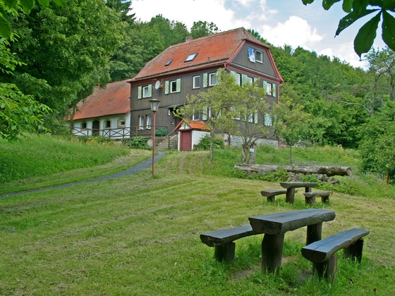 Das Schweinfurter Haus am Fuße des Gangolfsbergs bietet ideale Rastmöglichkeiten.