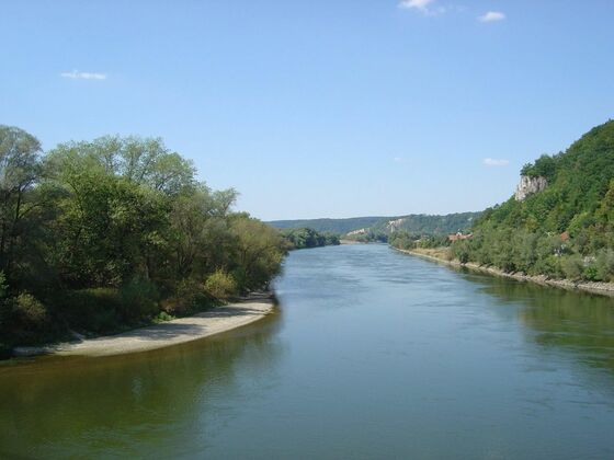Blick auf die Donau bei Bad Abbach