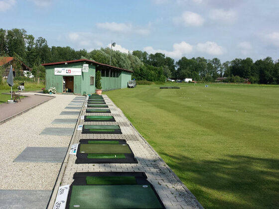 Driving Range der Citygolfanlage Rosenheim.