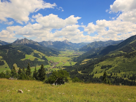 Blick ins Tannheimer Tal