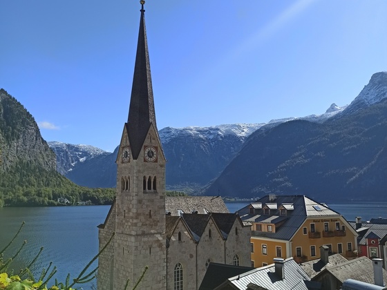 Christuskirche Hallstatt Sommer