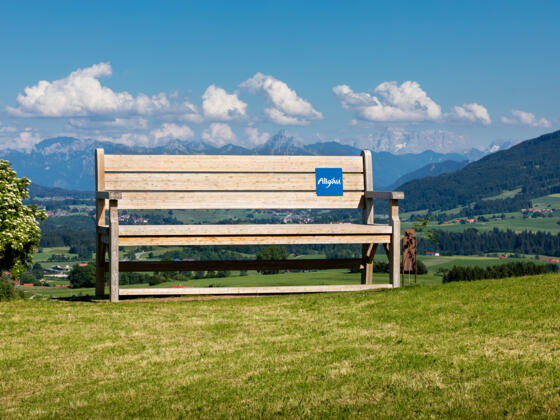 Wanderbank am Panoramaweg