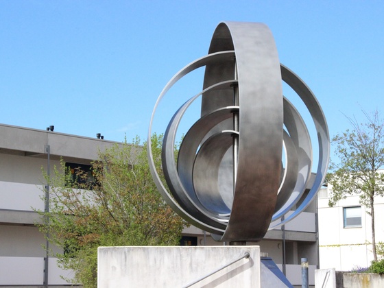 Seitenansicht der Olympischen Ringe