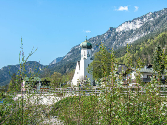 Kirche Bischofswiesen: Startpukt der Tour