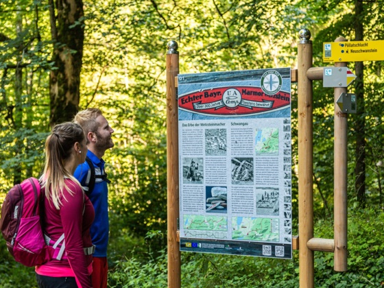 Das Erbe der Wetzsteinmacher - Teilstrecke Schwangau- Gipsmühle