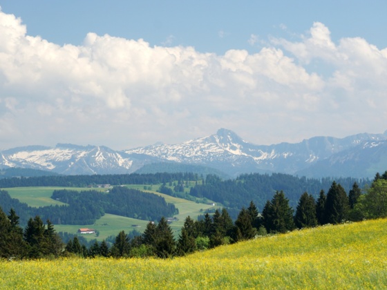 Aussicht vom skywalk allgäu