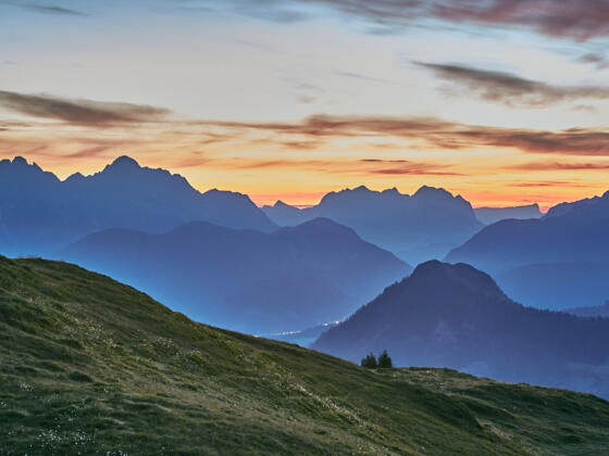 Sonnenaufgang in der Hochalm