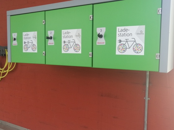 E-Bike-Ladestation ZEIT+RAUM Museum am Rathaus Germering