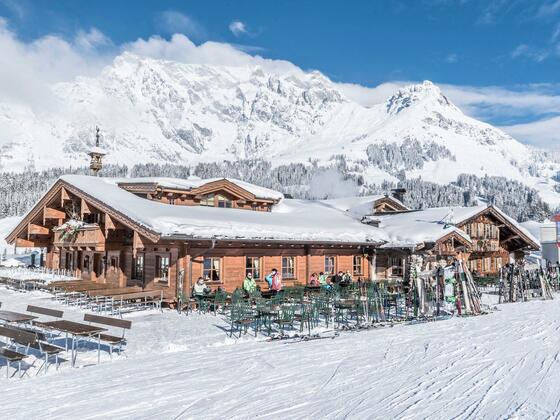 Hochkönigalm Sennhütte Winter