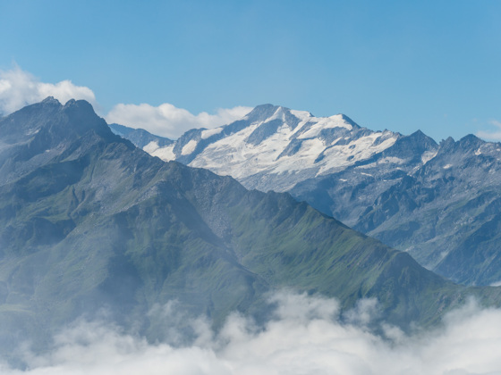 Aussicht auf die Hohen Tauern