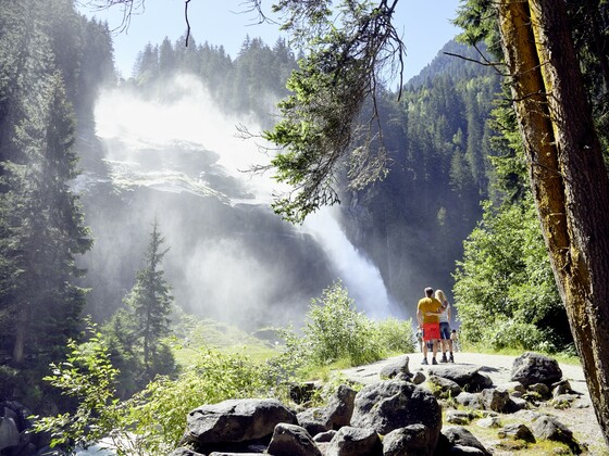 Hohe Tauern Panorama Trail – ET01 Krimml-Hochkrimml/GH Filzstein im Bild Krimmler Wasserfälle