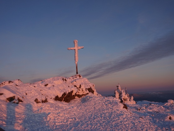 Großer Arber Gipfelkreuz
