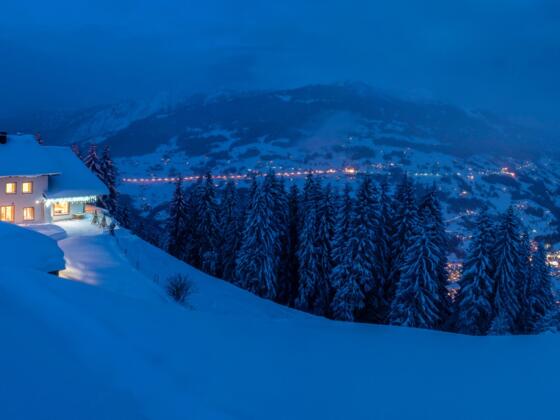 Berggasthof Grabs im Winter