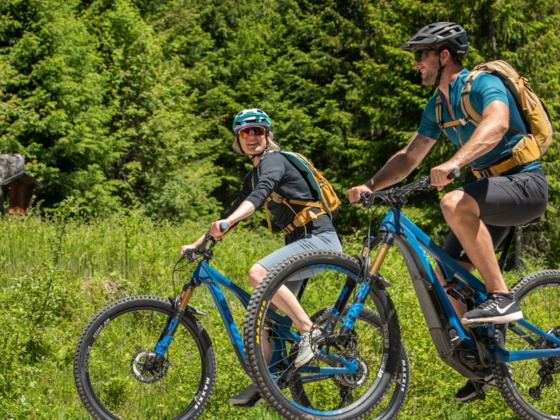 Mountainbiker on Tour