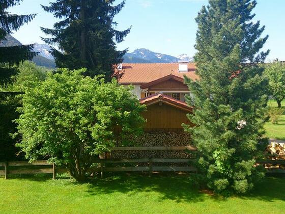Aussicht von Balkon Sommer