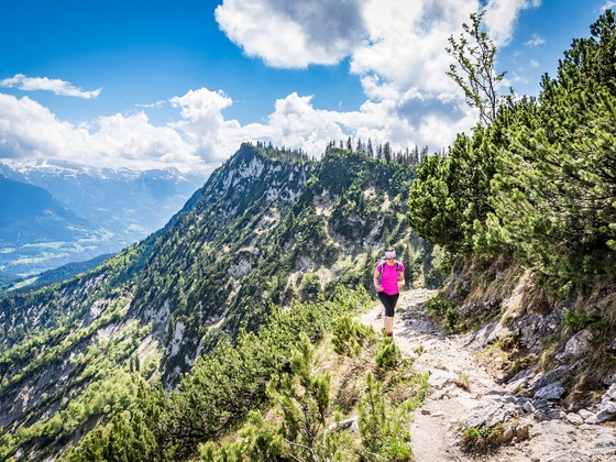 Auf dem Rosslandersteig am Untersberg