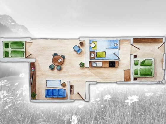 Dorfchalet Grundriss