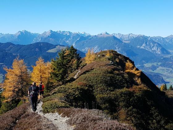 Herbstwanderung Reith im Alpbachtal Loderstein