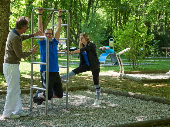 Outdoor Fitnessparcours im Rupertuspark