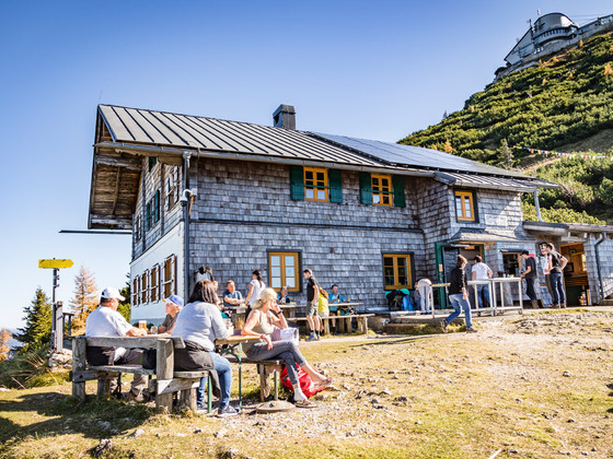 Das Zeppezauerhaus auf der österreichischen Untersbergseite