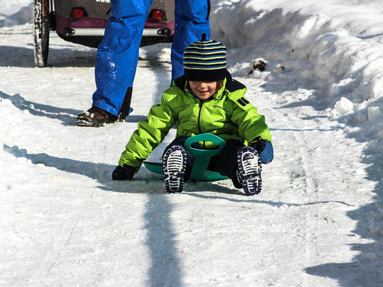 Schlittenfahren: Ein rasanter Spaß für die ganze Familie