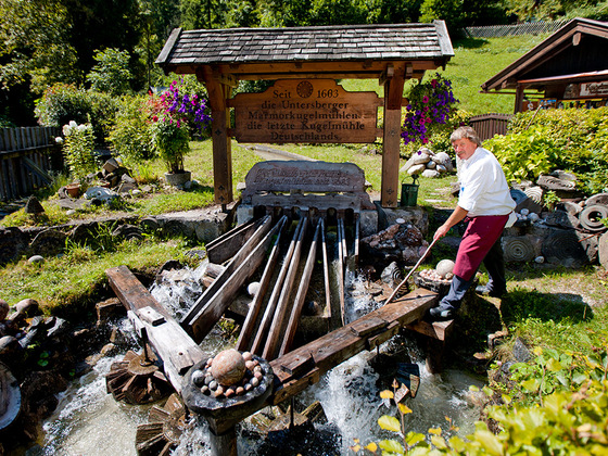 Die letzte Marmorkugelmühle Deutschlands
