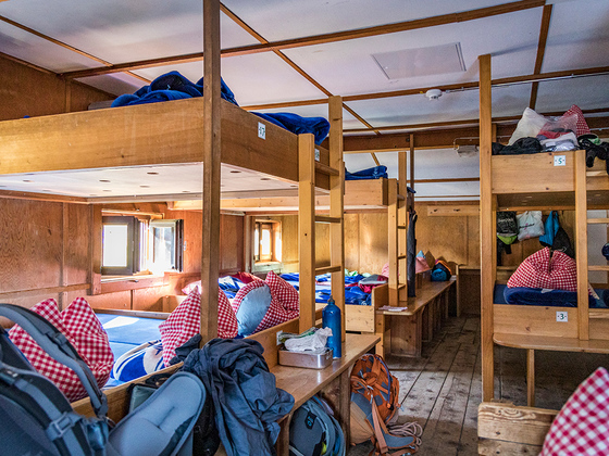 Lager | Neue Traunsteiner Hütte auf der Reiter Alm