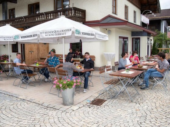 Röstihaus Glusthaferl Terrasse