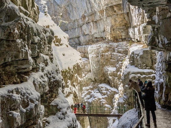 Breitachklamm bei Oberstdorf im Allgäu