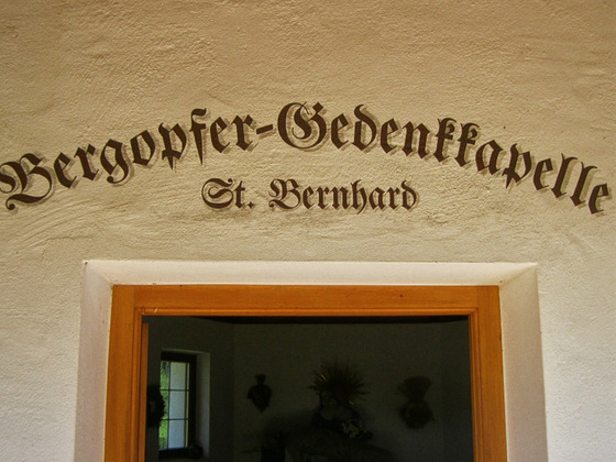 Zum Gedenken an die Bergopfer