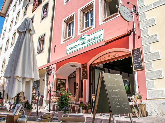Die Lederstub'n im historischen Zentrum Berchtesgadens