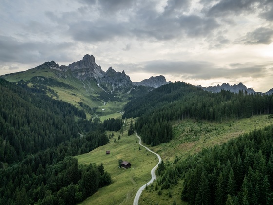 Blick auf die Bischofsmütze