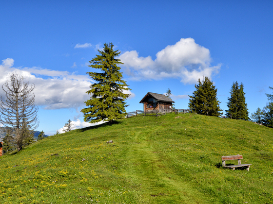 Die Bezoldhütte auf dem Toten Mann