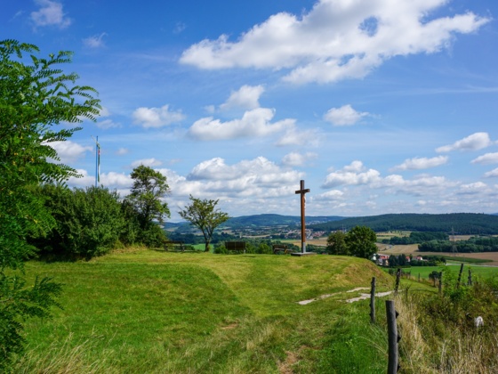 Am Aussichtspunkt Graitzer Berg