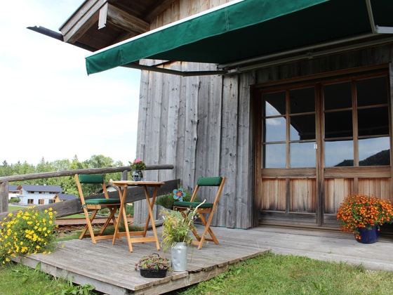 Terrasse mit Markise